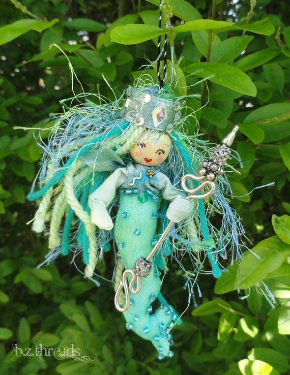 Mermaid Charm Doll Hanging Ornament FREE Shipping