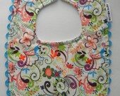 BABY BIB - Floral Fun - Baby Shower - Shower gift