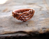 Custom // Made To Order // Copper Wrapped // Wire Ring