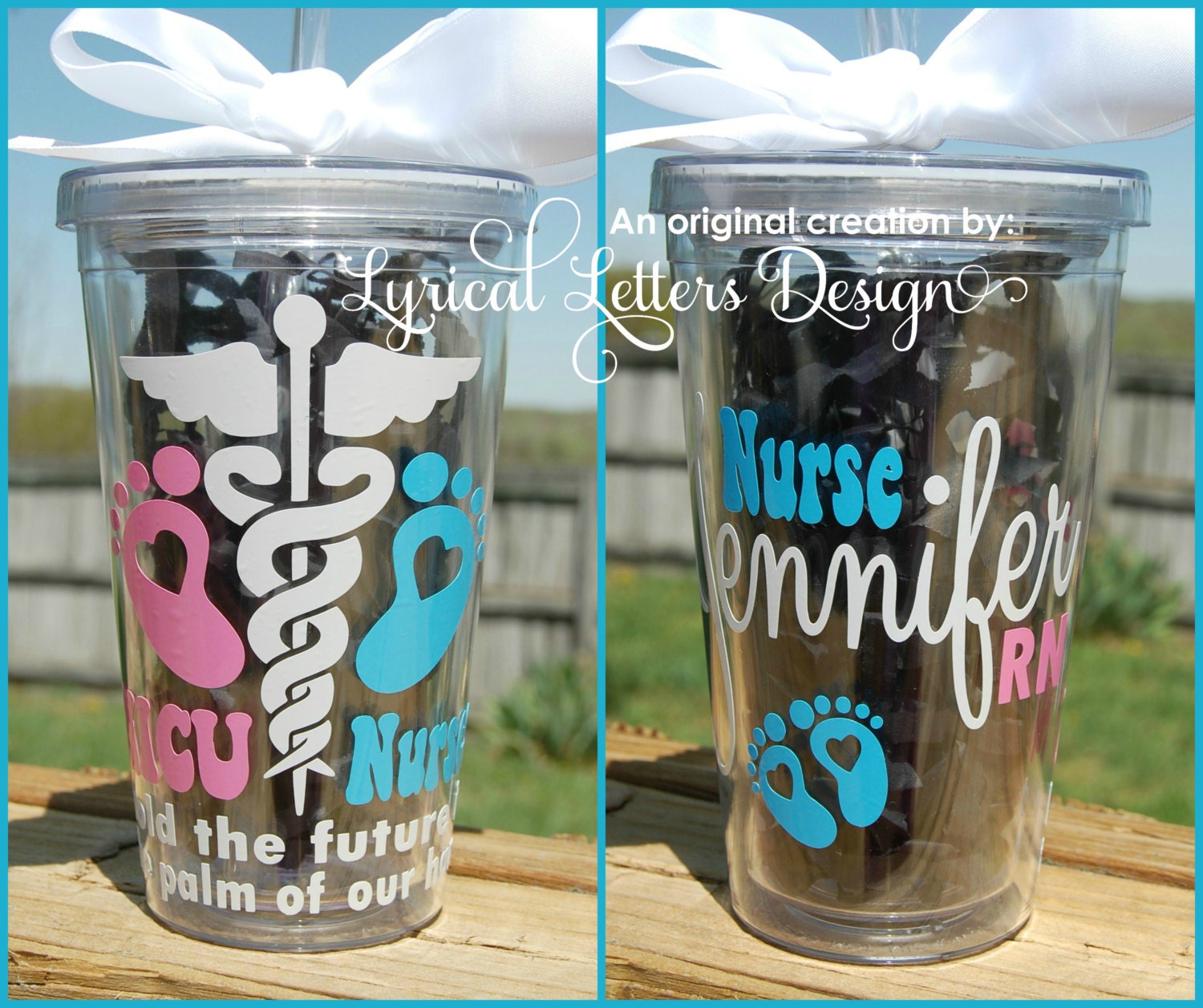 NICU Nurse tumbler  - 16oz Personalized acrylic