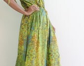 Maxi Dress Peacock -  Boho Summer dress : Women in Love Collection