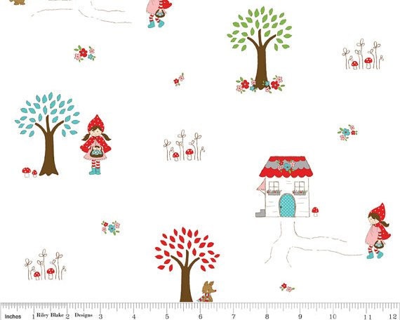 Little Red Riding Hood - Little Main Red by Tasha Noel from Riley Blake - 1 yard