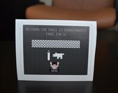 Beyond The Wall - Game of Thrones inspired die cut STICKER - Legend of Zelda