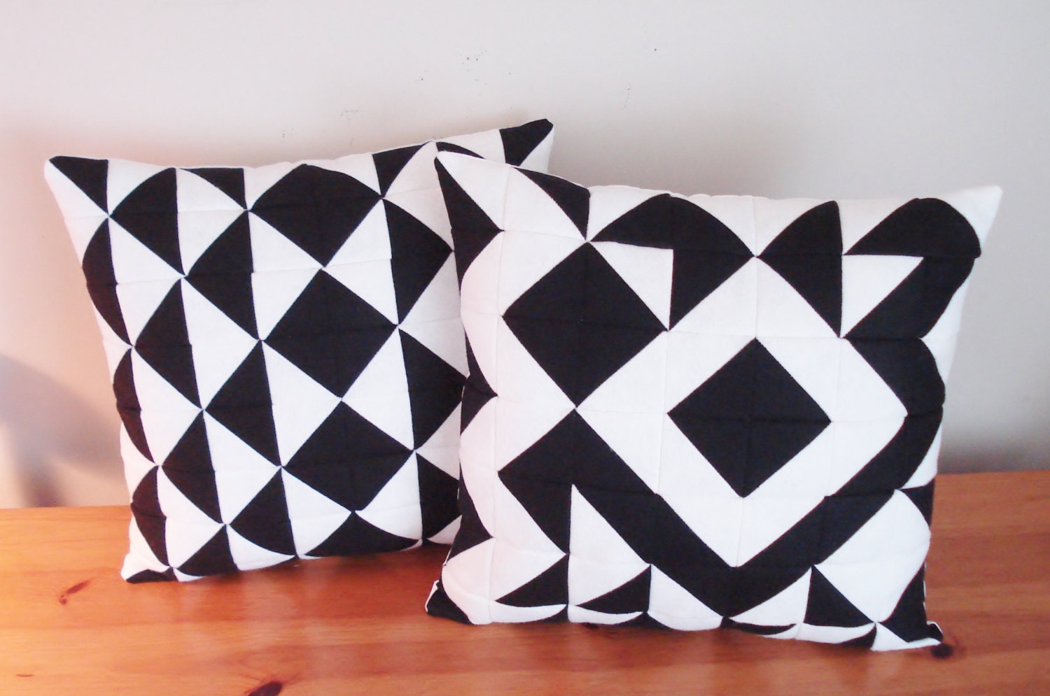 Black & White Geometric Pillows
