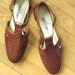 woven leather fisherman sandals - trotters - size 8
