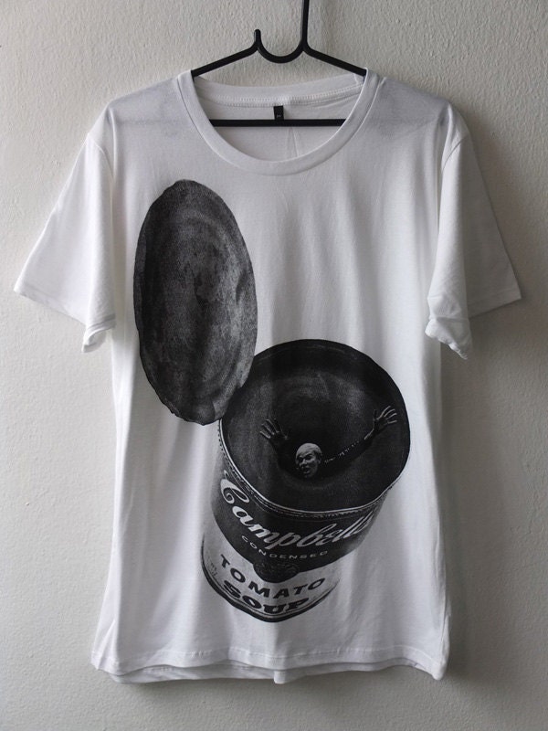 Vintage Campbells Soap Can POP Art Graphic T-Shirt M