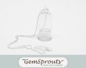 1mm Silver Ballchain Necklace - GemSprout Add-on