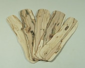 Natural Edged Wooden Spalted Oak Bookmark Blanks for Pyrography and Personalising.