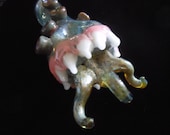 Glass Pipe - Blown Glass Pipe - Spoon - Monster Pipe -  Tobacco Pipe - Octopus Pipe - Fumed