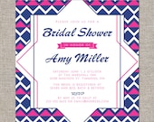 bridal shower invitation - DIY printable file by YellowBrickStudio