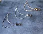 Spikes Chain Cartilage Earring (Pair) - SELECT COLOR