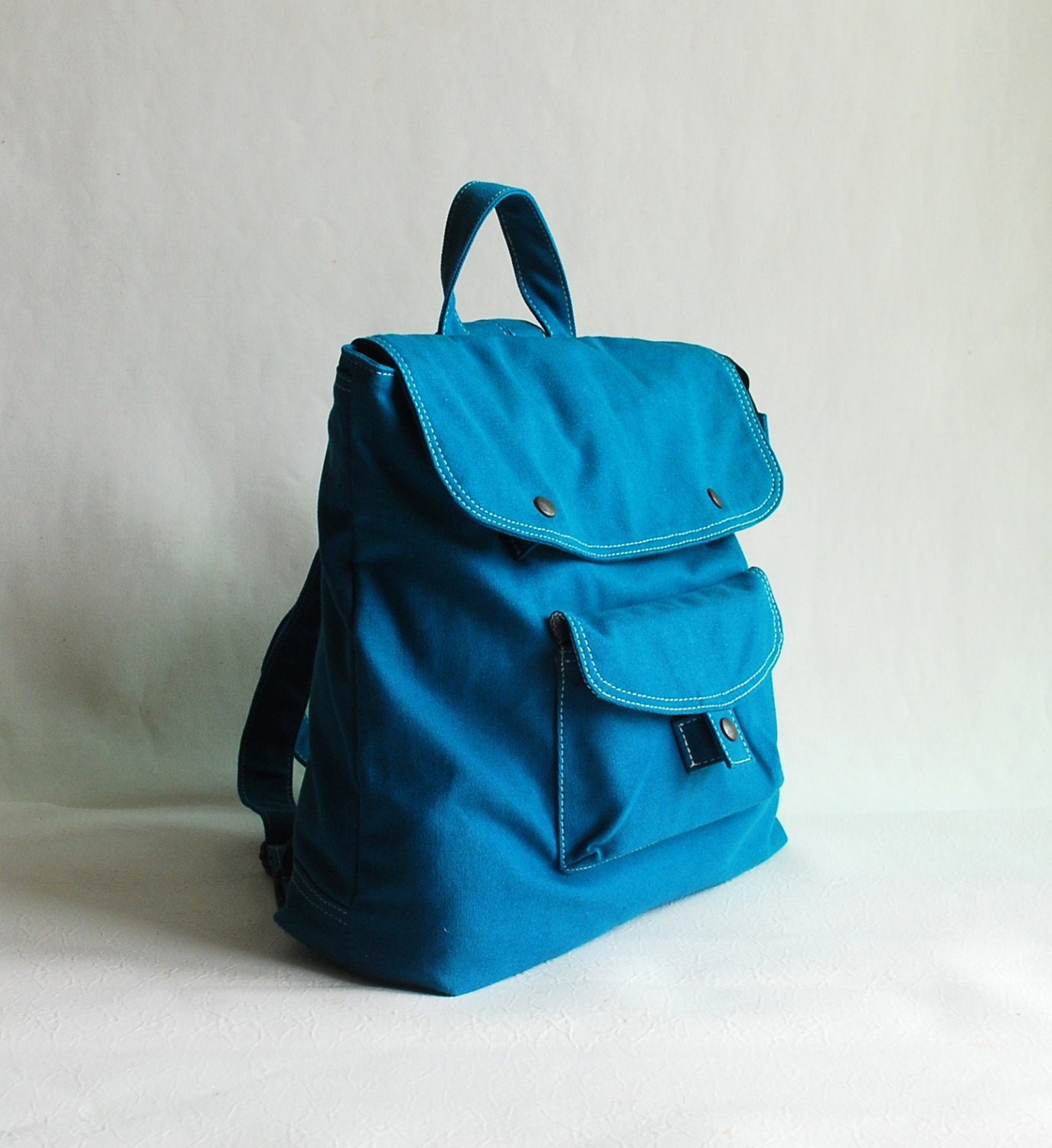 SALE up to 20%  - BAGGO Unisex Backpack in Teal / Laptop / School / Travel / Shoulder / Messenger / Diaper bag / Handbag / Wallet