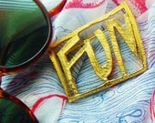 FUN Brooch Marked Ultra Craft