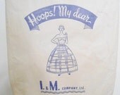 May Days Sale 1950s Vintage White Crinoline Hoops My Dear Full Boned Slip