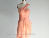 bridesmaid dresses / Romantic / peach  /  / dresses /Fairy / Dreamy / Bridesmaid / Party / wedding / Bride ( B015)