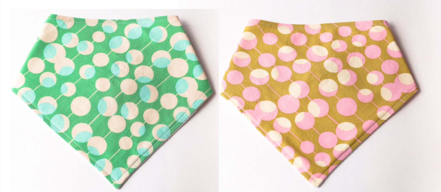 Bibdana Bandana Bib, Ella Collection, As seen in Pregnancy and Newborn Magazine