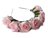 Whole Lotta Rosie Headband - Blush Pink