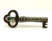 Skeleton Key Tie Clip, Steampunk Men's Tie Tack