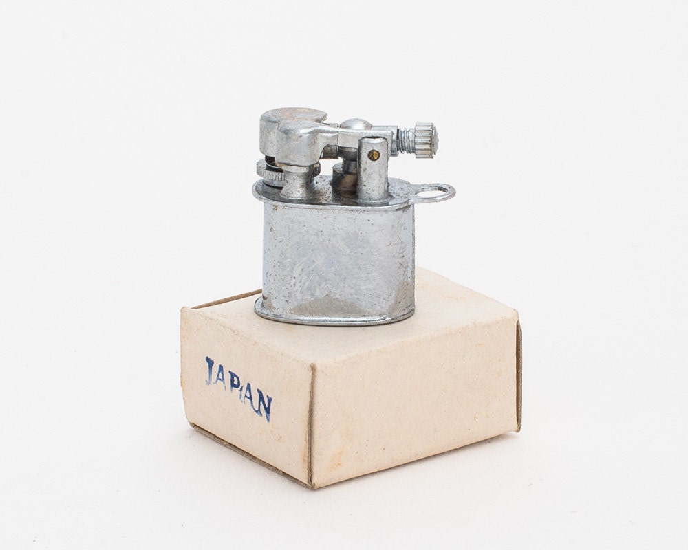 Miniature Japanese Arm Lift Lighter and Charm NOS