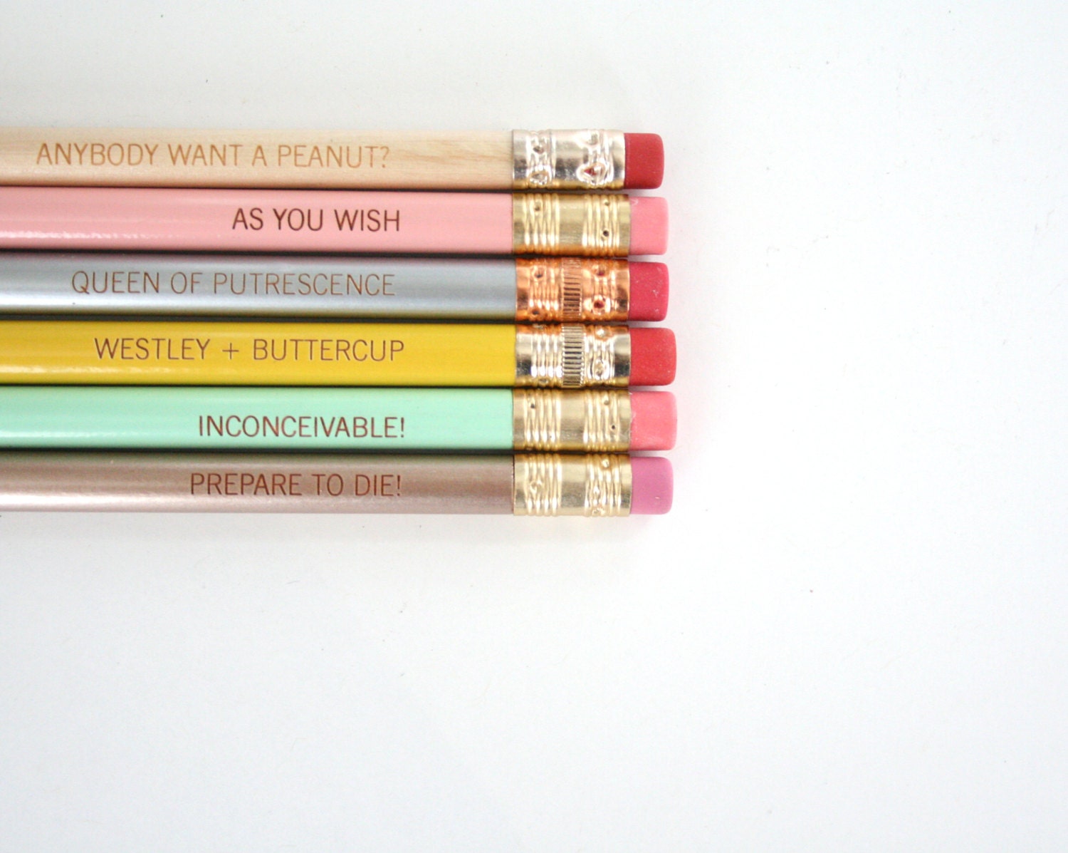 princess bride pastel pencil set of 6. CANNOT be separated OR sold individually.