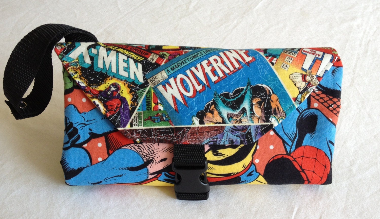 Marvel Comics Diaper Clutch Changing Pad