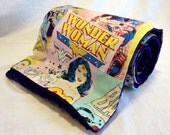 Big Kid Girl Power Comic Book Covers Blanket