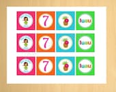 Luau Cupcake Toppers -DIY Printables Il_170x135