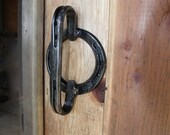 Gate handle, easy grip, Heavy Duty western style door,   MADE TO ORDER
