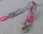 Glamour Mannequins Blue Pacifier Clip