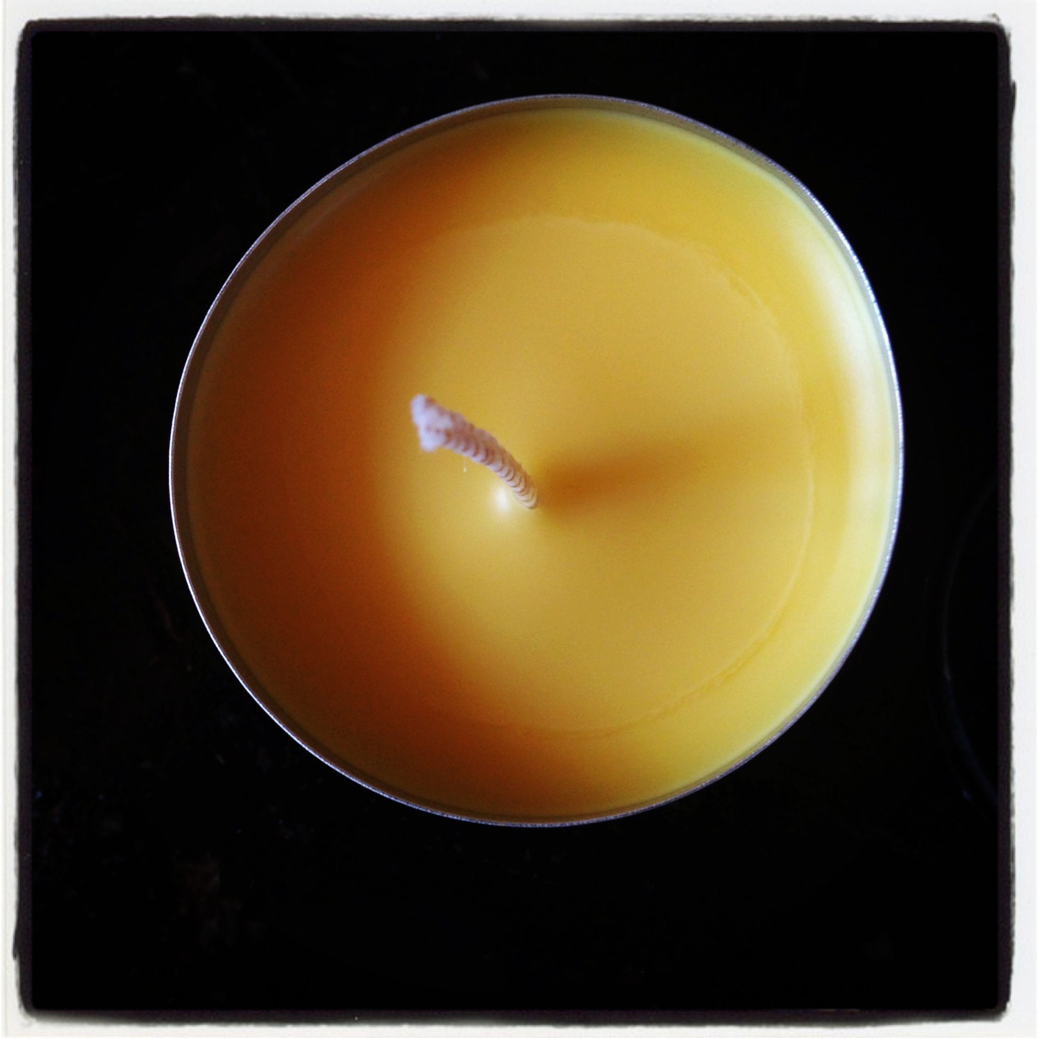 Organic Beeswax Candle // Tea Candle // Cardamom Tea Candle