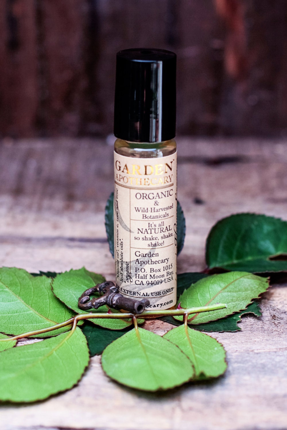 Rose Leaf Natural Perfume // Organic Perfume //