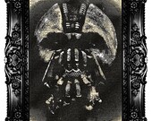 BANE from The Dark Knight Rises Batman Upcycled Book Dictionary Art Print Art Prints Vintage Book Print  Recycled  Buy 3 get 4th free