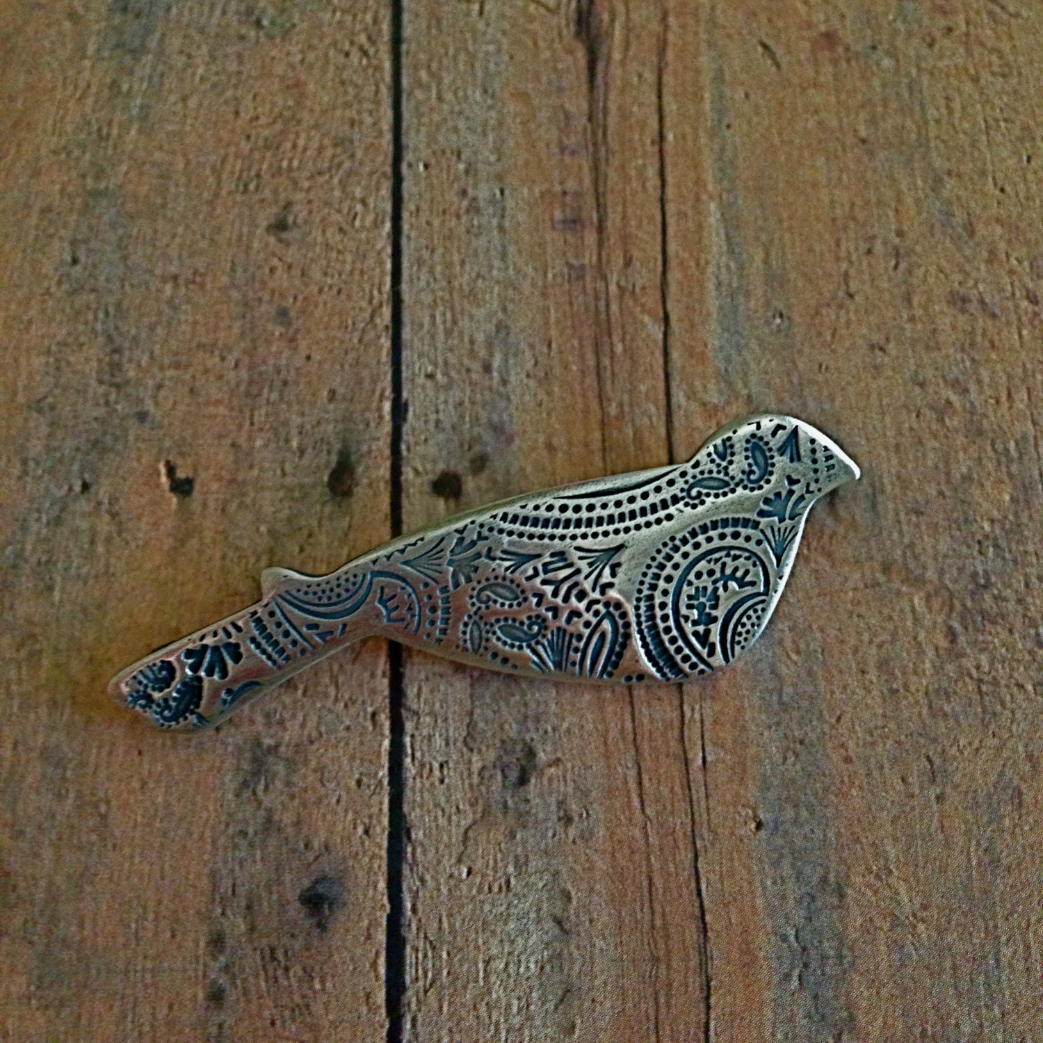 Fine Silver Bird Pin/Brooch