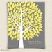 Unique Wedding Guest Book - The Wishwik Tree - A Peachwik Interactive Art Print - 100 guest sign in