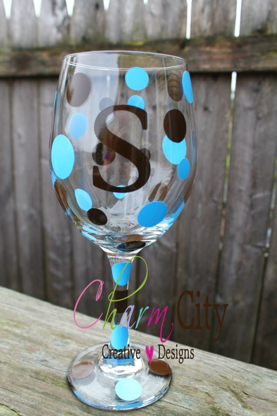 Personalized Wine Glass Bachleorette Birthday Wedding party birthday
