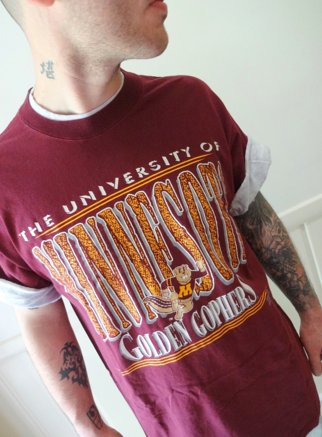 Vintage Minnesota Golden Gophers Graphic T-shirt size X-Large