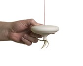 Hanging Air Planter - Fine Porcelain - Handmade Planter - Tillandsia Air Plant