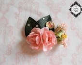 Mori girl flower hair clip / broach 9