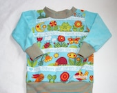 Terry Sweater Träumerle orig 70s Fabrics  Graziela Sz 2-3 Years (EU Sz 92-98)