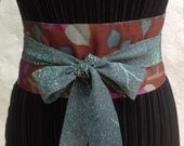 Obi style sash/belt  in Kimono silk, perfect present