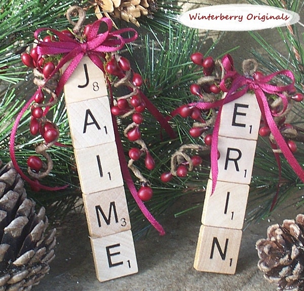 Personalized Scrabble Ornament