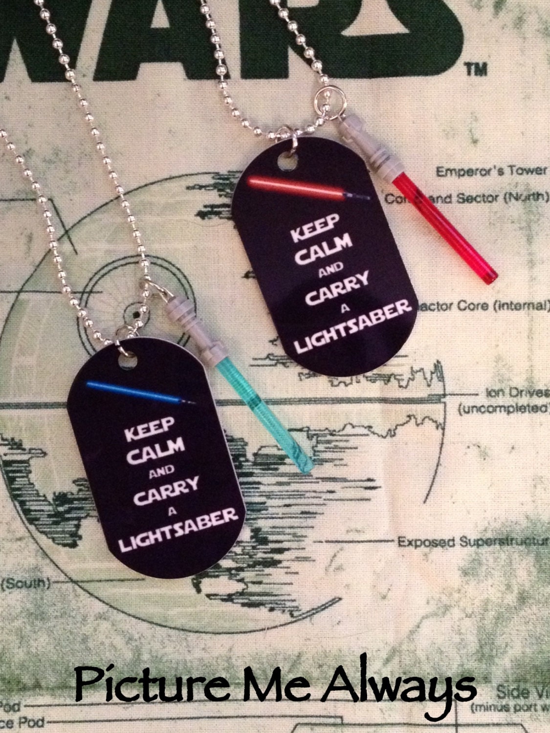 Lightsaber Dog Tag