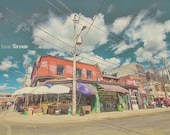 Cornerside Store at Kensington Market Toronto Ontario Canada Photo Art Print Street Market Traffic Urban Hipster Hippe Love - 8 x 12