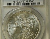 1887 morgan dollar pcgs ms 63