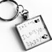 Your Child's Artwork Custom Personalized Keychain- Father's Day, Mother's Day, Birthday, Christmas, Valentine's Day
