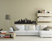 Seattle, Washington Skyline, USA  - Vinyl Decal, Wall Art,  Wall Sticker, Wall Decal, Wall Decor, Office, Home Decor