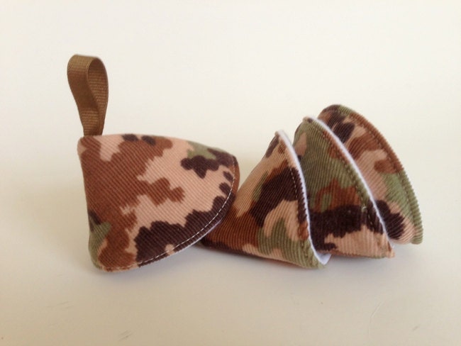 Pee Pee Tee Pees for Baby Boys - Camouflage - Set of 4