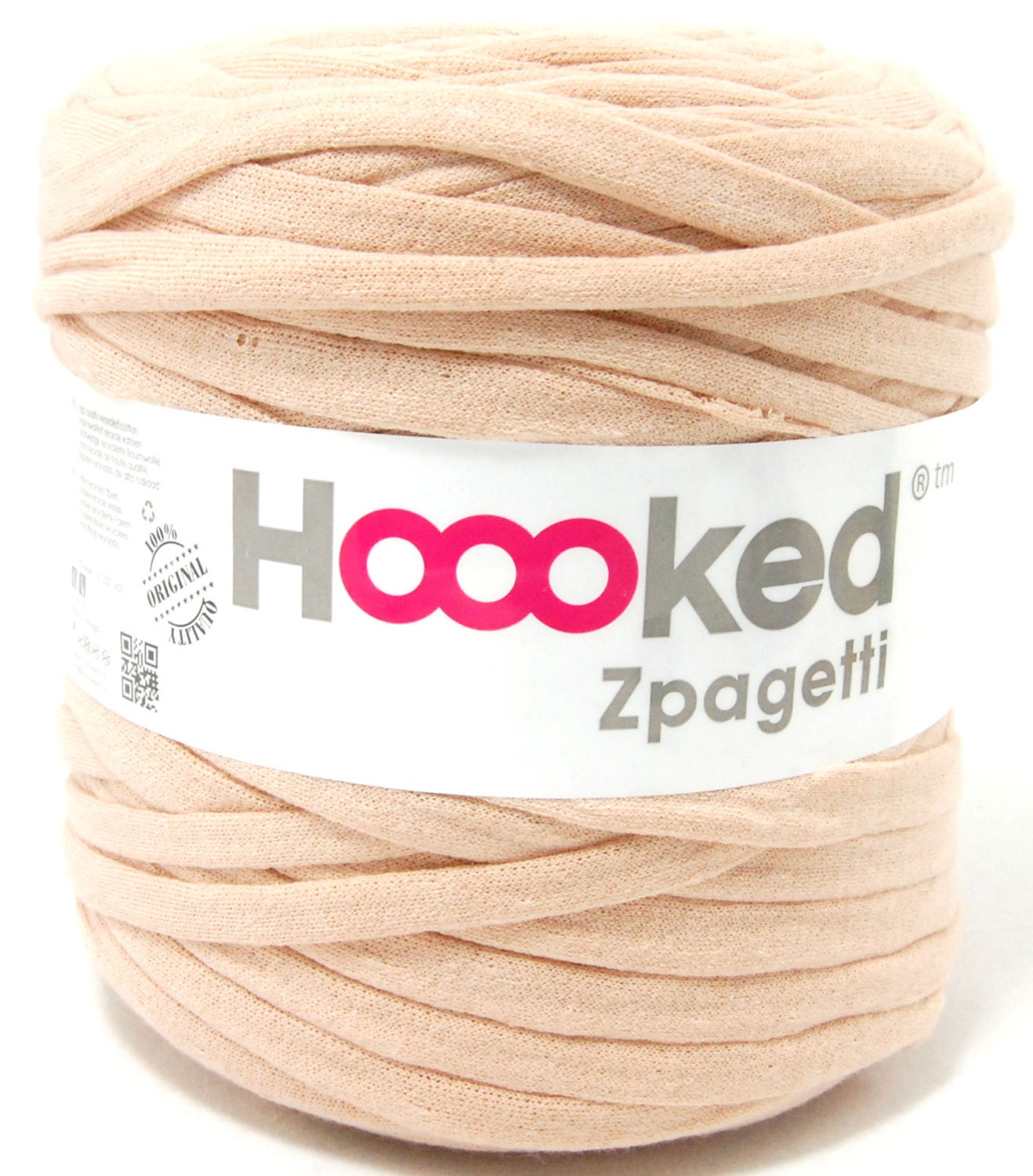 t-shirt yarn 135 yards, recycled cotton tricot named Zpagetti nr 57