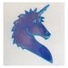 Rare Vintage Oilie Liquid Unicorn Sticker 80's Oily