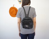 90s Mini Backpack Black Purse Bag